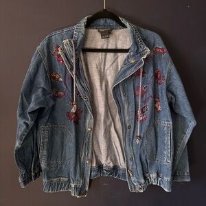 Vintage Embroidered Denim Jacket